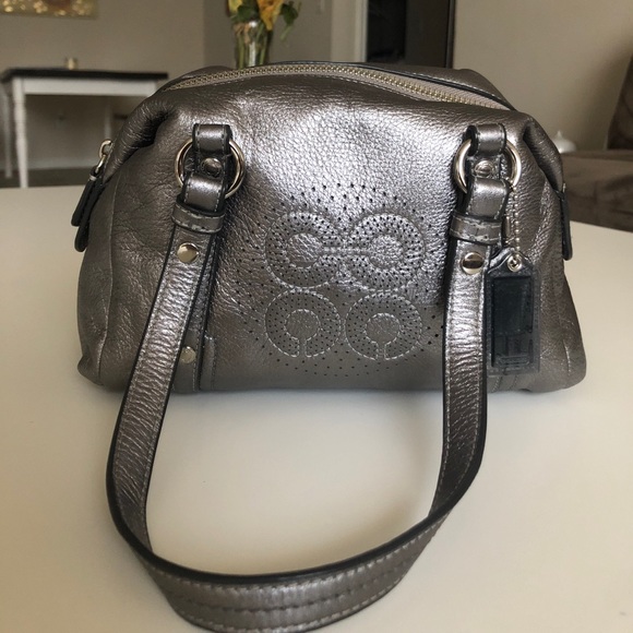 Gray Coach Purse - Picture 2 of 4